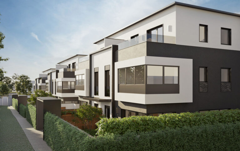 Düsseldorf Heerdt Neubau P74